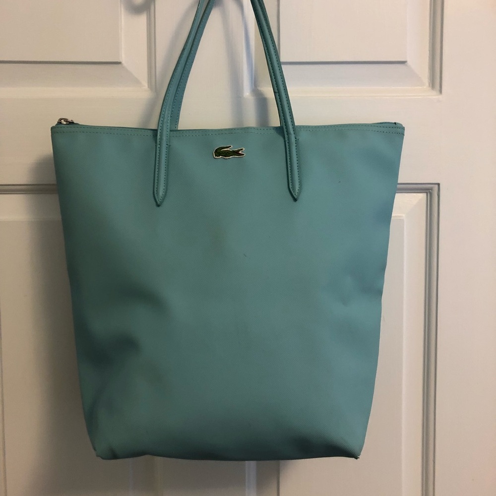 Lacoste Tote in Sky Blue
